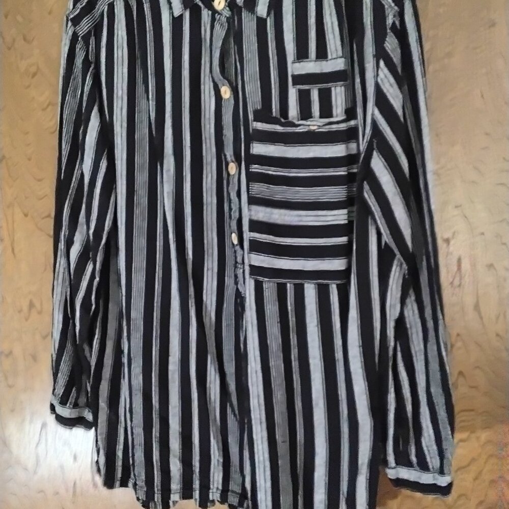 Free people long sleeve top large